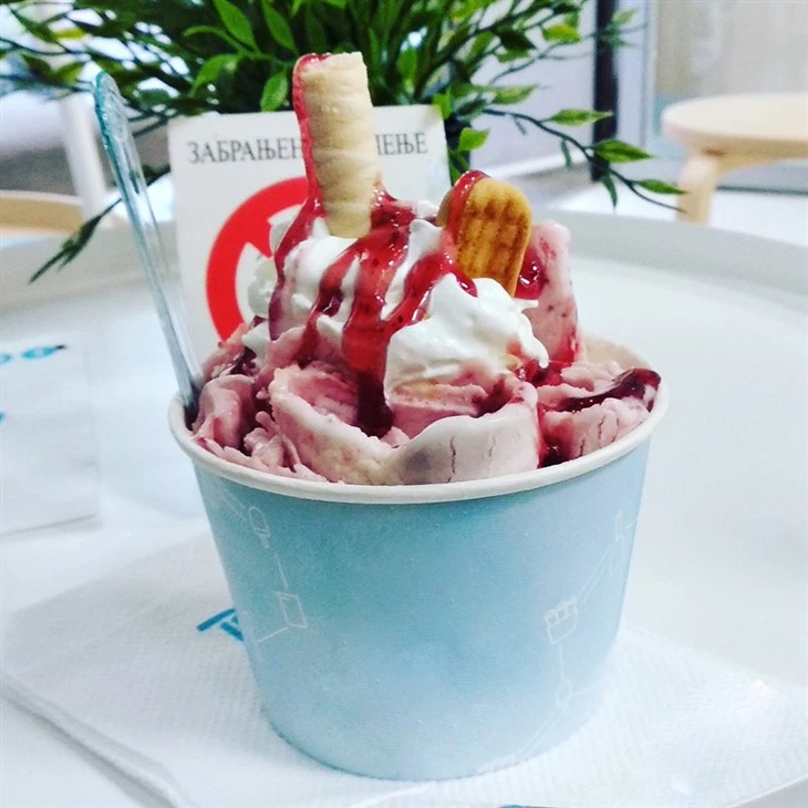 Ice cream paper cup for Dessert smoothies