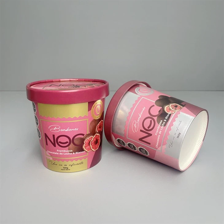 12oz Ice Cream Paper Cups With UV Printing For Ice Cream Chain Stores