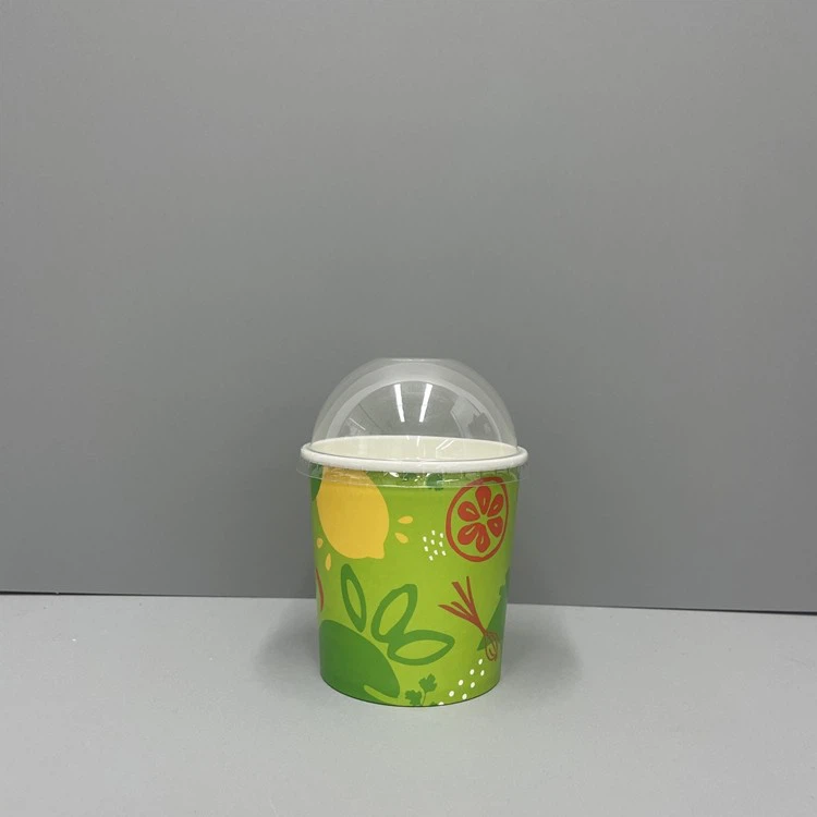 8oz Ice Cream Tubs With Dome Lids For Dessert Shops and Cafes