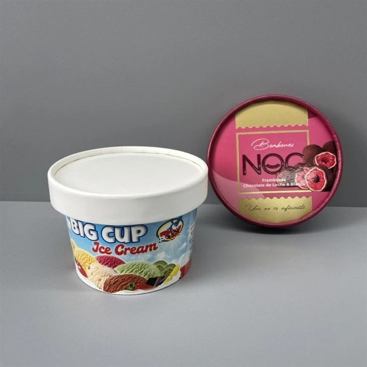 5oz Personalized Food Grade Ice Cream Cups With Paper Lid best