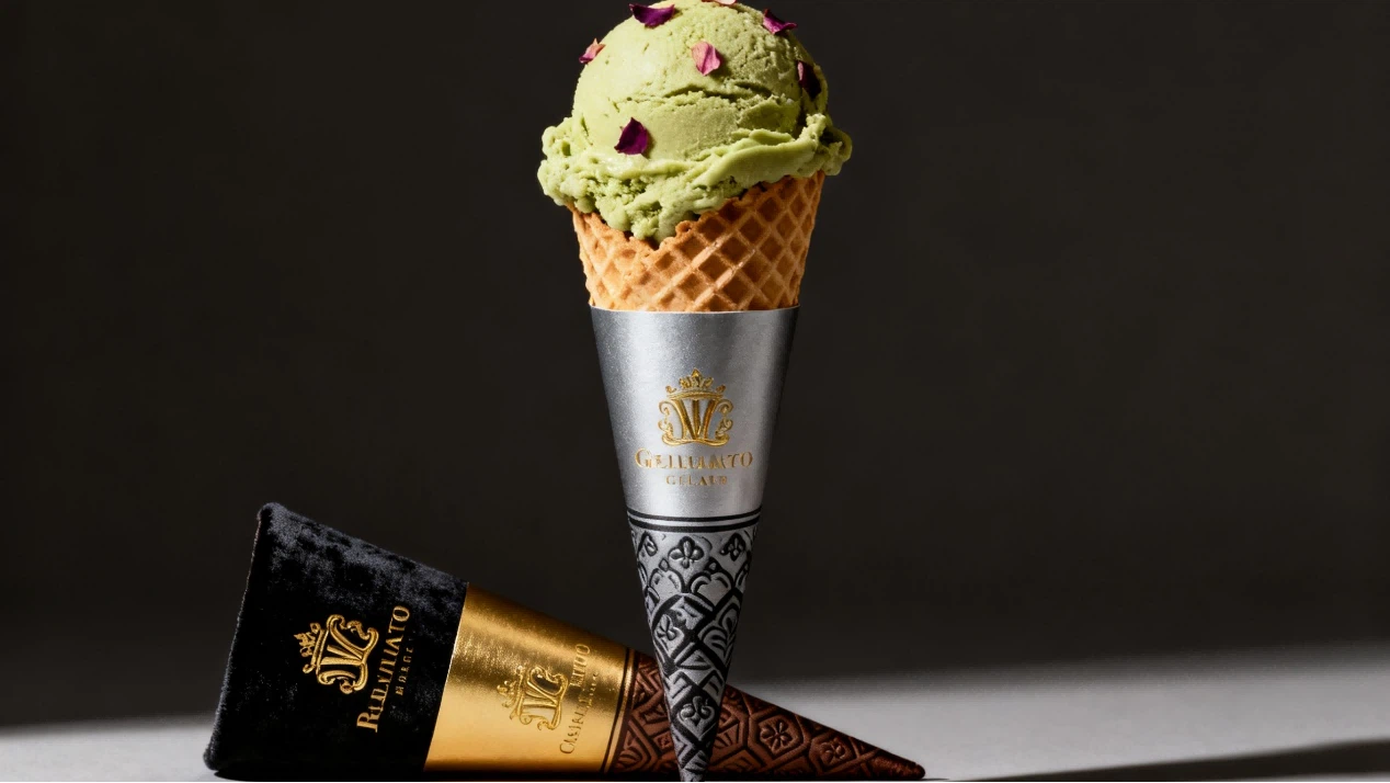 Ice Cream Cone Wrappers with printing 3 Ice Cream Cone Wrappers with printing 3