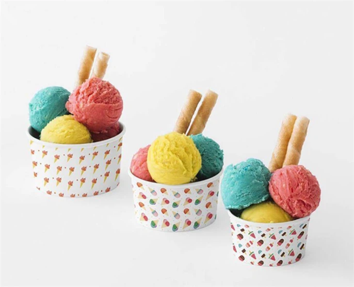 Leakproof ice cream paper cups (5)