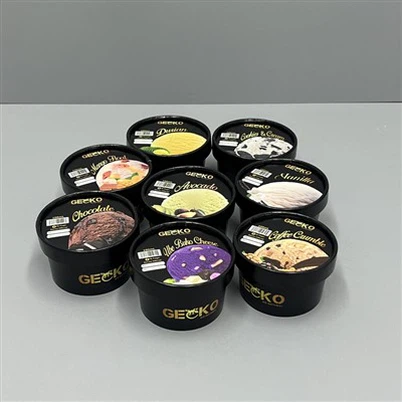 100ml Printed Ice Cream Cups For Ice cream Factory