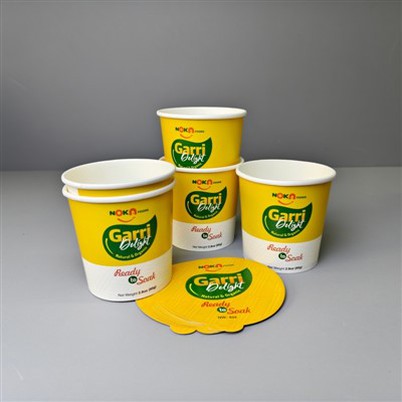 12oz Full 375ml Personalized Instant Noodles Cup With Aluminum Foil Seal