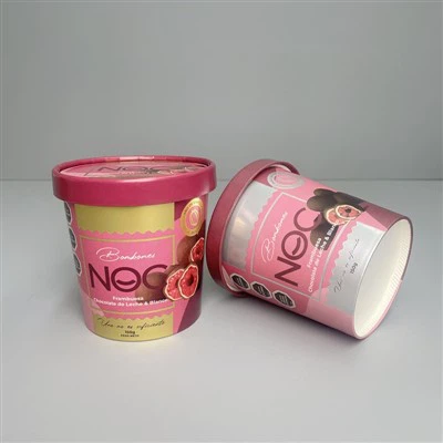 12oz Ice Cream Paper Cups With UV Printing For Ice Cream Chain Stores