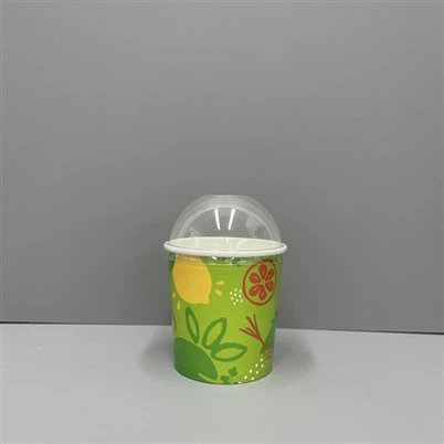 8oz Ice Cream Tubs With Dome Lids For Dessert Shops and Cafes