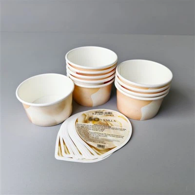 3oz 100ml Small Ice Cream Cups With Seal And FDA