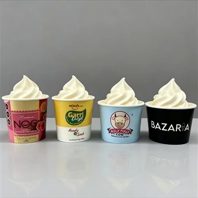 Wholesale 12oz Ice Cream Cups With 4 Sizes & 3 Lid Types Options